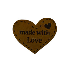 Marbet Iron-on Patch - Made with Love Marbet Iron-on Patch - Made with Love