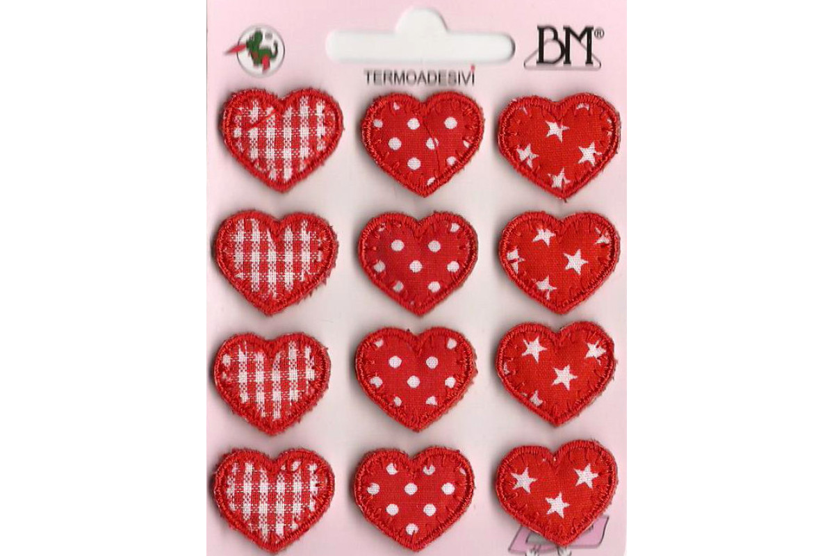 Applicazioni Termoadesive - Cuori Piccoli Fantasia Applicazioni Termoadesive - Cuori Piccoli Fantasia