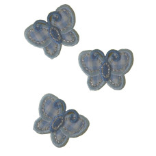 Applicazioni Termoadesive - Farfalle Bebé - Celeste