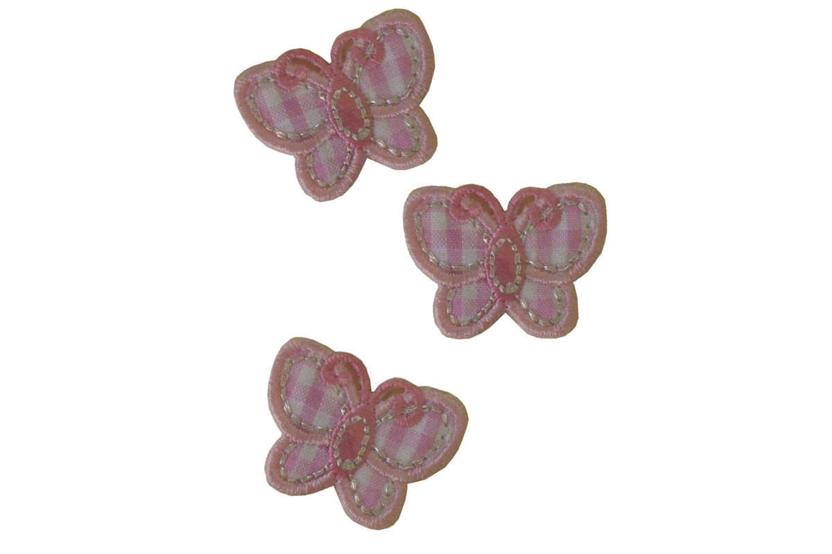 Applicazioni Termoadesive - Farfalle Bebé - Rosa Applicazioni Termoadesive - Farfalle Bebé - Rosa