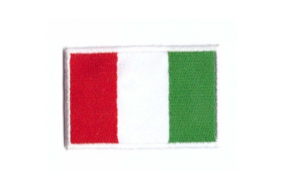 Applicazione Termoadesiva - Bandiera Italiana Applicazione Termoadesiva - Bandiera Italiana