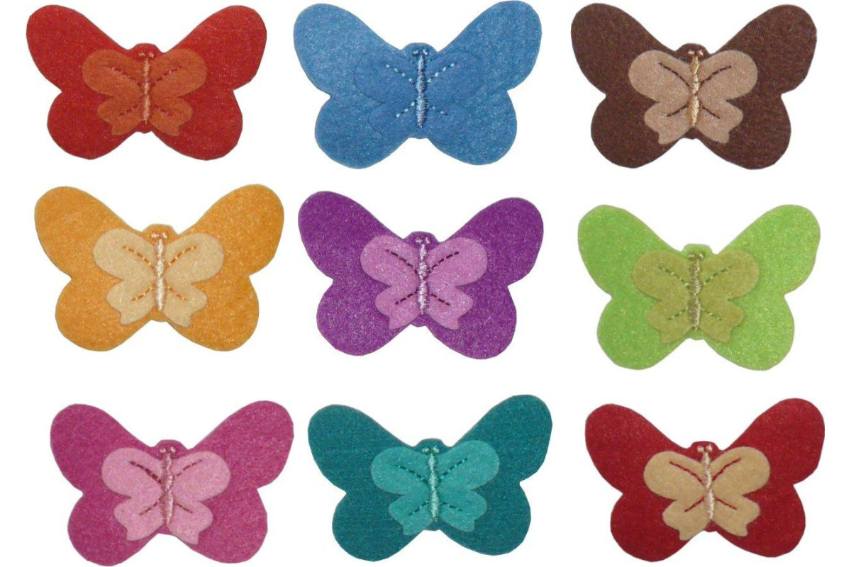 Iron-On Embroidery Sticker - Butterfly