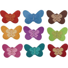 Iron-On Embroidery Sticker - Butterfly Iron-On Embroidery Sticker - Butterfly