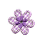 Disegni Termoadesivi - Fiore Lilla con Strass Disegni Termoadesivi - Fiore Lilla con Strass