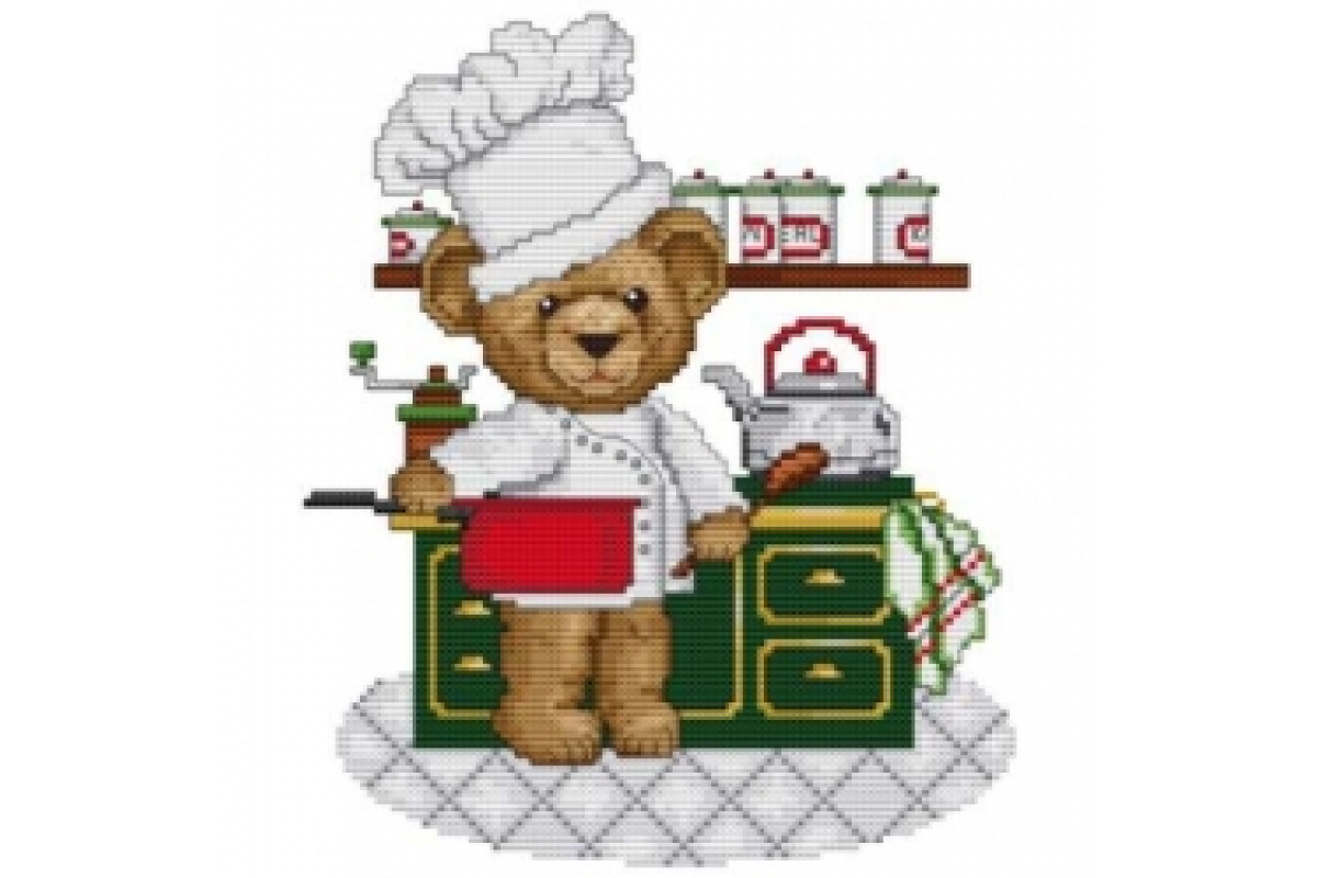 Counted Cross Stitch Charts - Cook