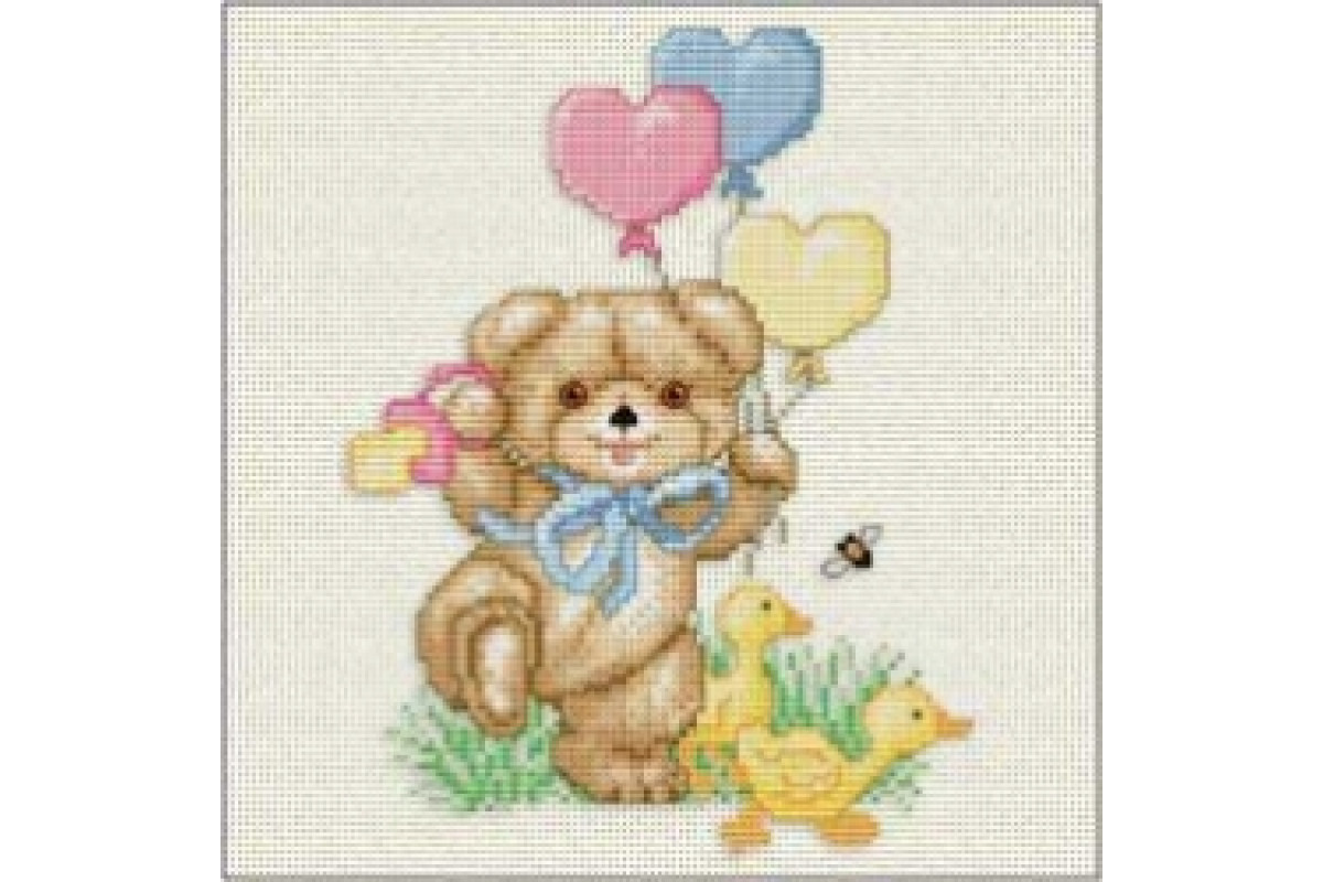 Schema Punto Croce - Beary Welcome Schema Punto Croce - Beary Welcome