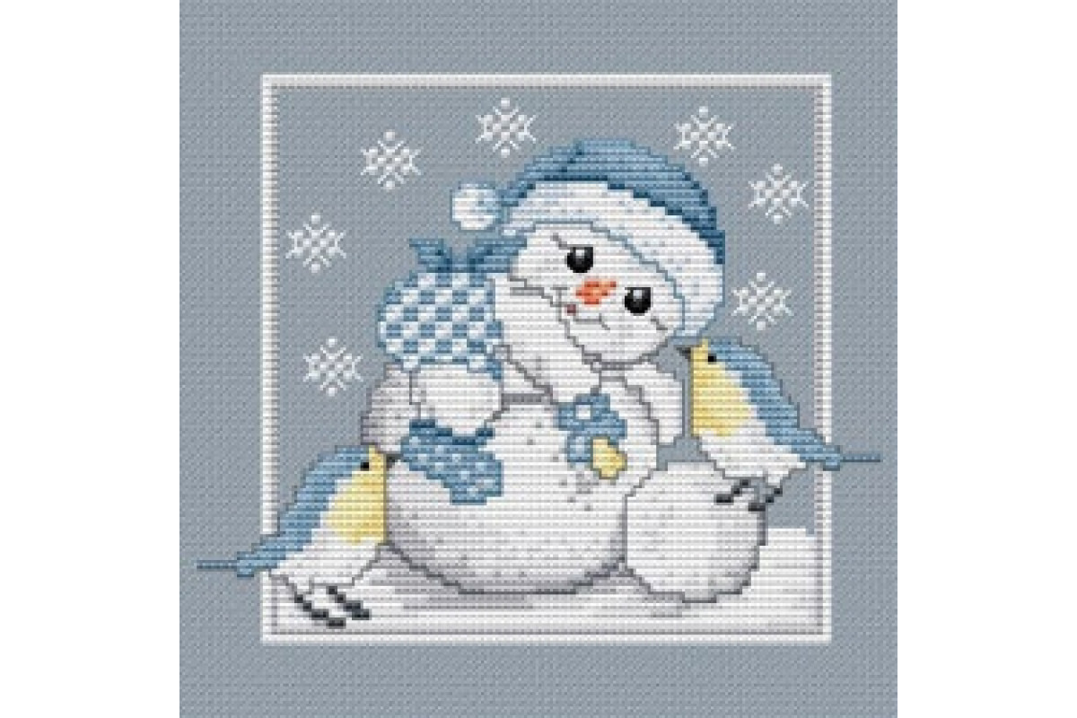 Counted Cross Stitch Charts - Snowbaby Boy Counted Cross Stitch Charts - Snowbaby Boy