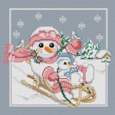 Schema Punto Croce - Snow Baby's Big Sister Schema Punto Croce - Snow Baby's Big Sister