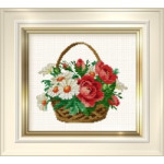 Schema Punto Croce - Daisy Basket