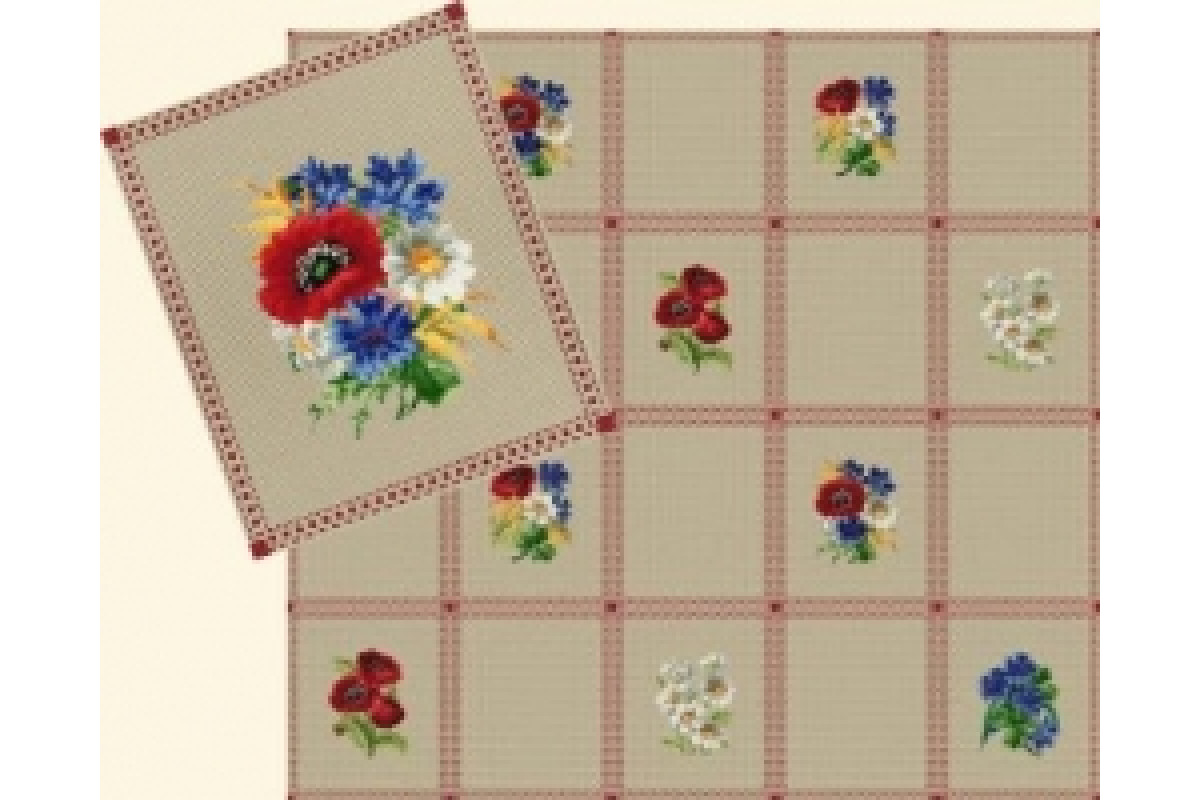 Counted Cross Stitch Charts - Country Nosegay Counted Cross Stitch Charts - Country Nosegay