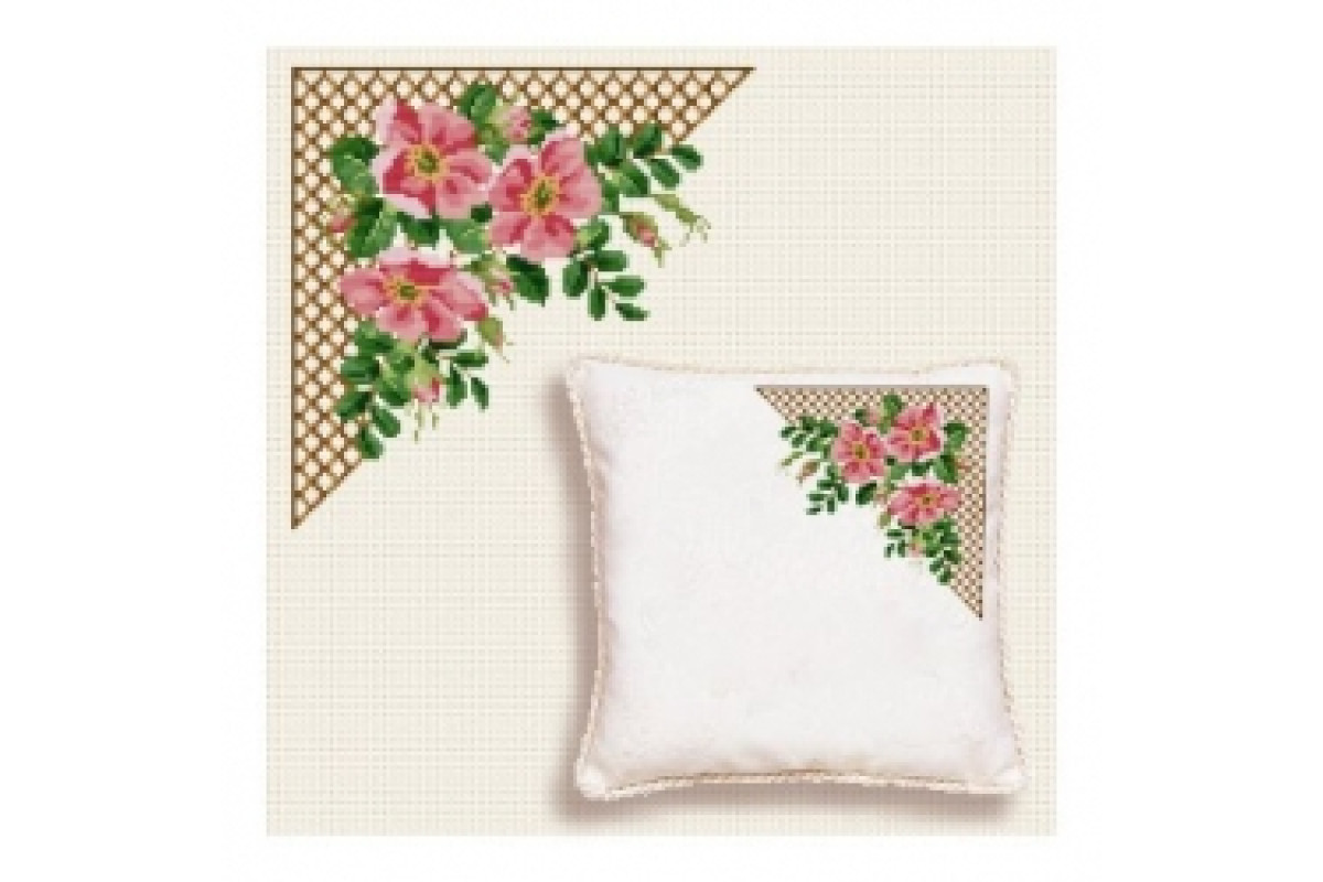 Schema Punto Croce - Wild Roses Corner Schema Punto Croce - Wild Roses Corner