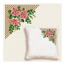 Schema Punto Croce - Wild Roses Corner Schema Punto Croce - Wild Roses Corner