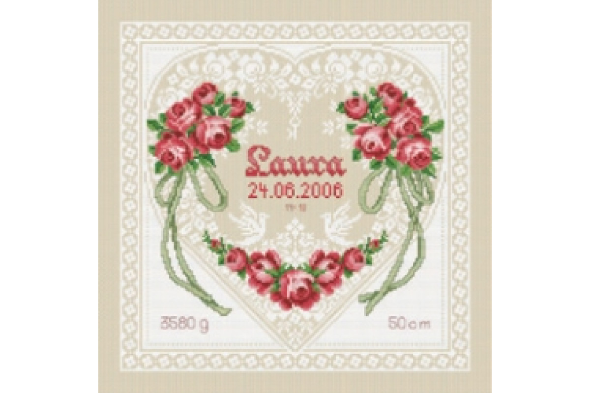 Schema Punto Croce - Anniversario Schema Punto Croce - Anniversario