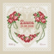 Schema Punto Croce - Baby Sampler