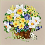 Schema Punto Croce - Spring Basket