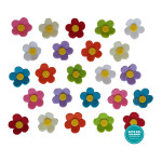 Decorazioni in Feltro - Fiori 3,5 cm Decorazioni in Feltro - Fiori 3,5 cm