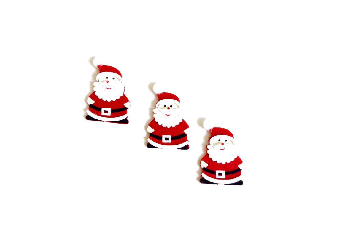 Decorazioni Natalizie - Babbo Natale in Feltro