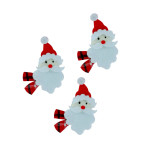 Decorazioni Natalizie in Feltro - Viso Babbo Natale Decorazioni Natalizie in Feltro - Viso Babbo Natale
