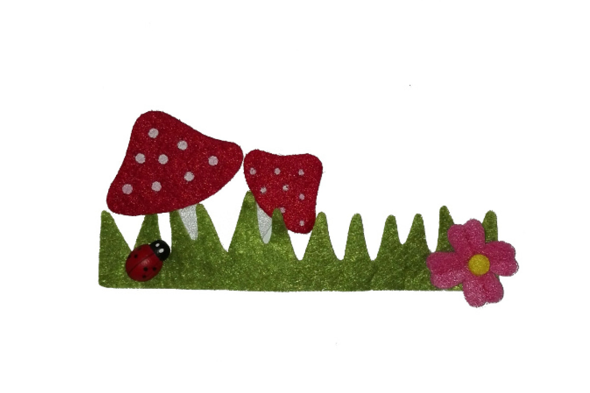Felt Decorations - Mushrooms Felt Decorations - Mushrooms
