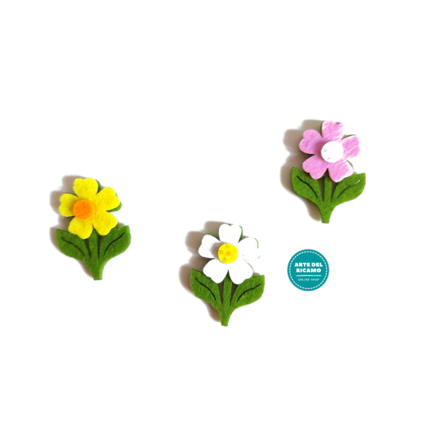 Felt Decorations - Spring Flowers