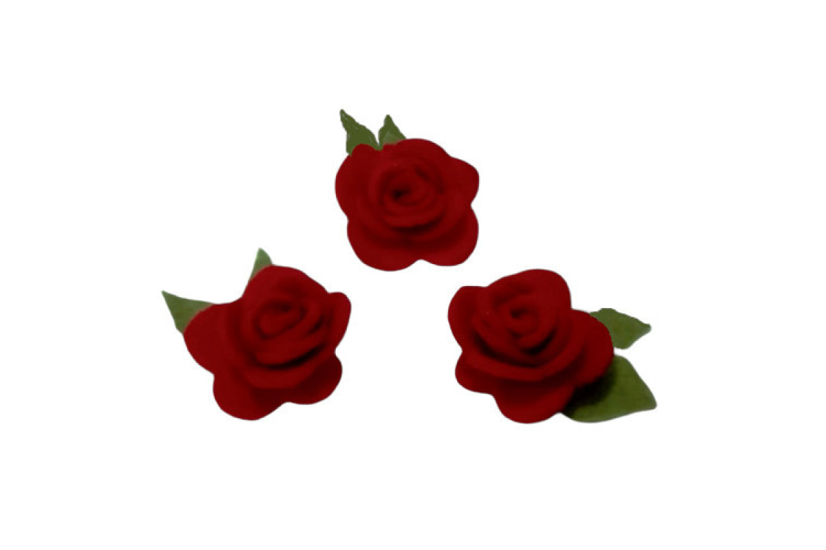 Fiori in Feltro - Rose Rosse Fiori in Feltro - Rose Rosse
