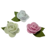 Flor de Fieltro - Rosas Romanticas Flor de Fieltro - Rosas Romanticas