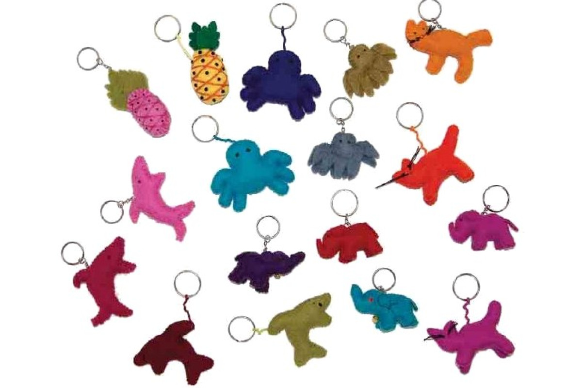 Portachiavi in Feltro - Animaletti
