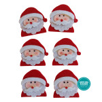 Applicazioni in Feltro - Viso Babbo Natale Applicazioni in Feltro - Viso Babbo Natale