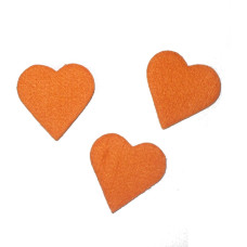 Decorazioni in Feltro - Cuori Arancio Decorazioni in Feltro - Cuori Arancio