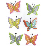 Felt Decoration - Colored Butterfly