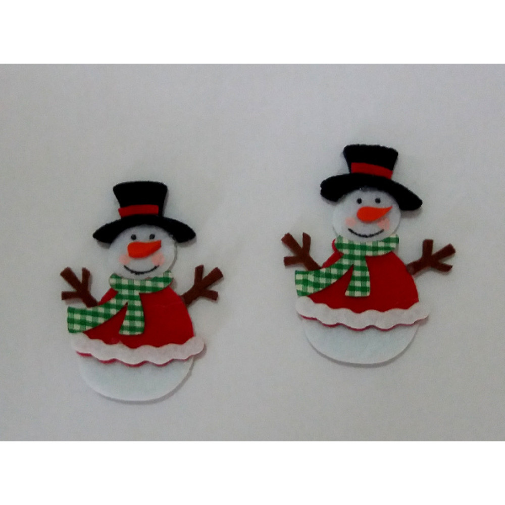 Christmas Ornaments - Felt Snowman