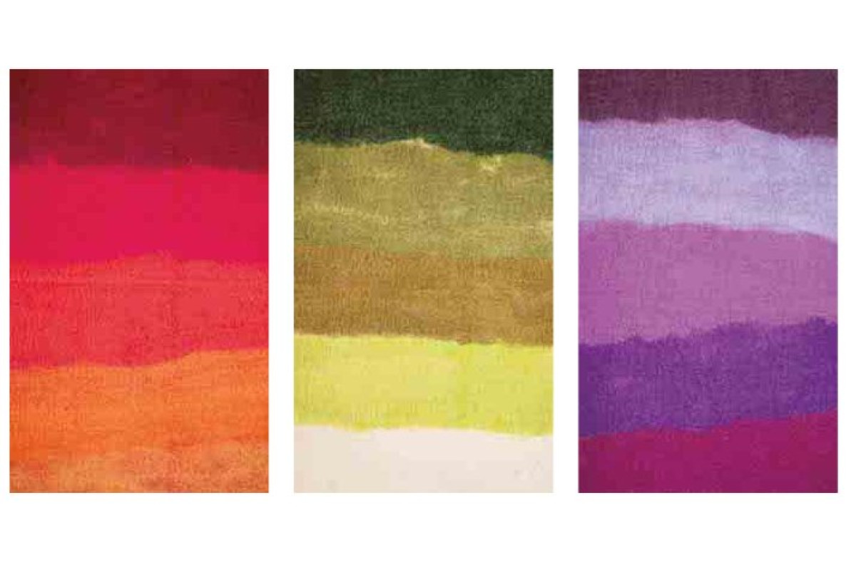 Fieltro Natural - Rayas de Colores