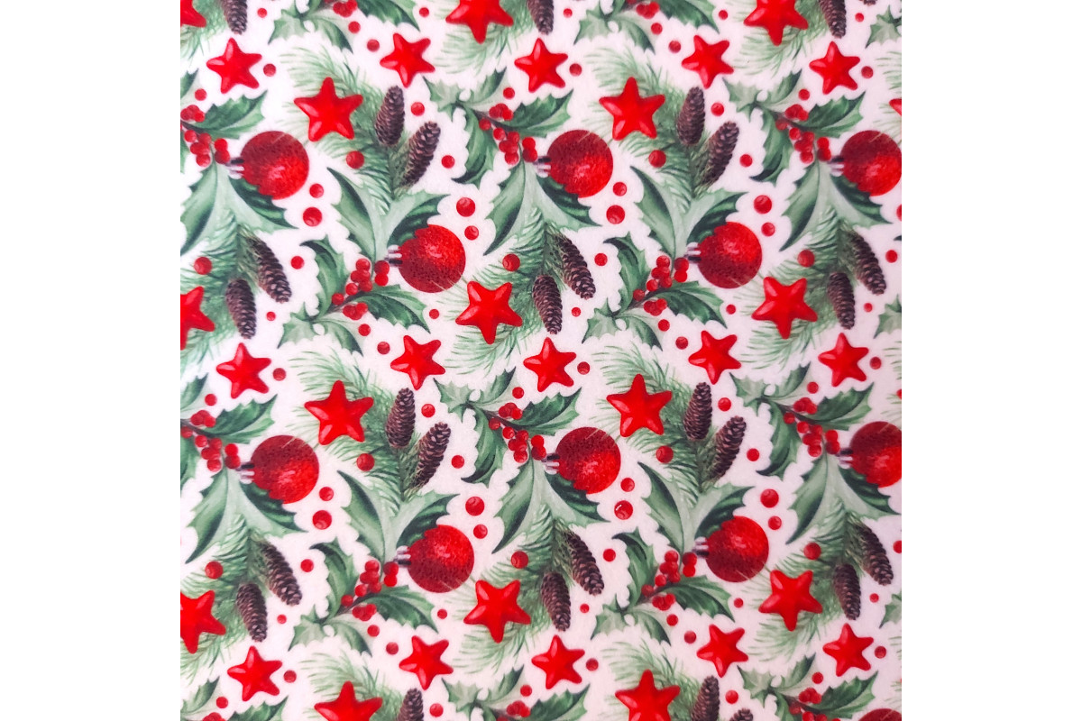 Pannolenci con Muérdago de Navidad - Ancho 90 cm