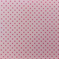 Pannolenci Fabric - Pink Dots - Width 90 cm