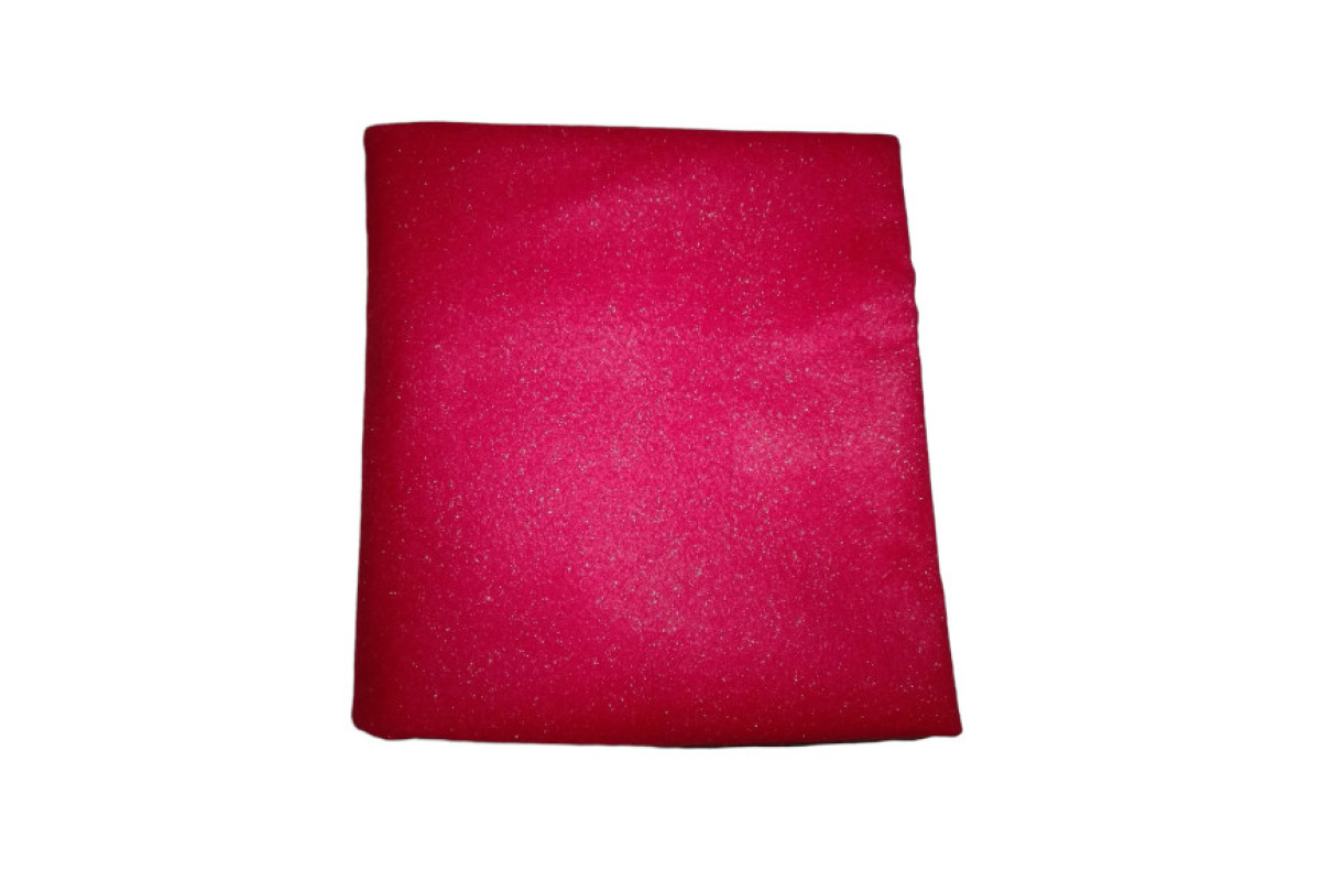 Panno Glitter Fine 1 mm - Colore Rosso Scuro Panno Glitter Fine 1 mm - Colore Rosso Scuro