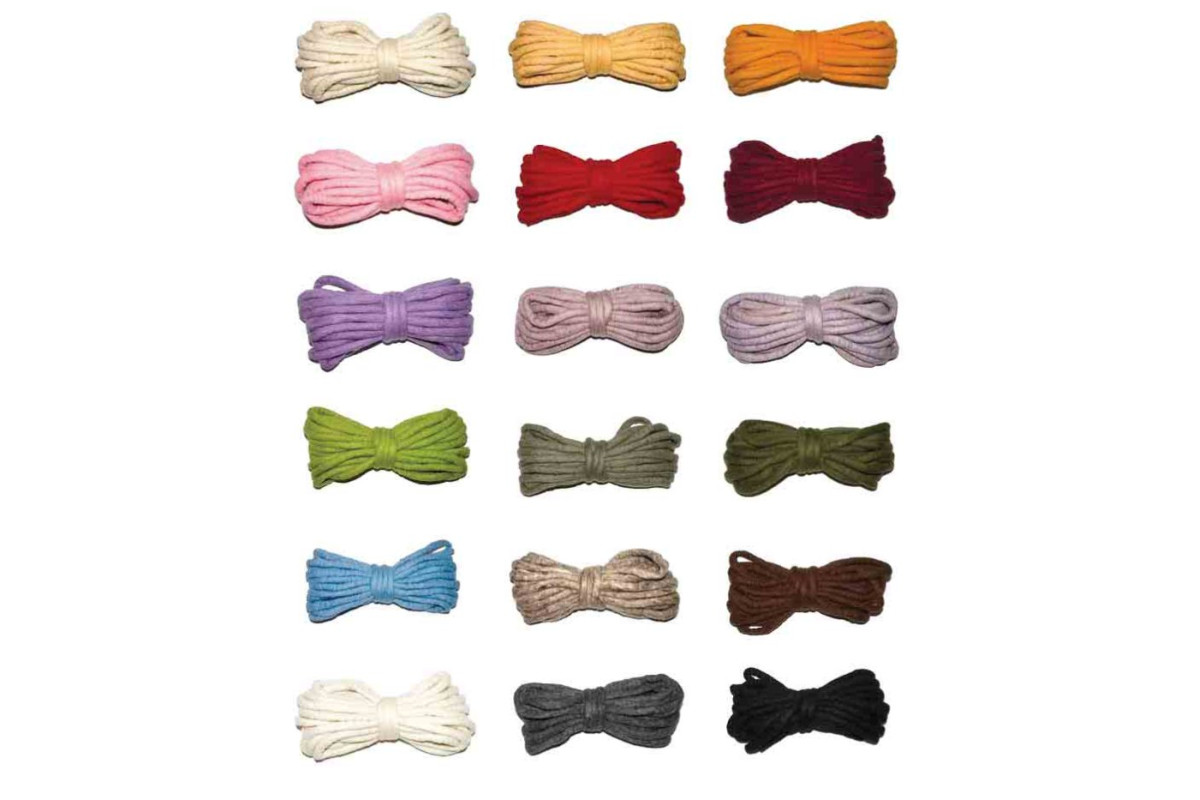 Natural Felt Threads Felt - 3 mm diameter Natural Felt Threads Felt - 3 mm diameter