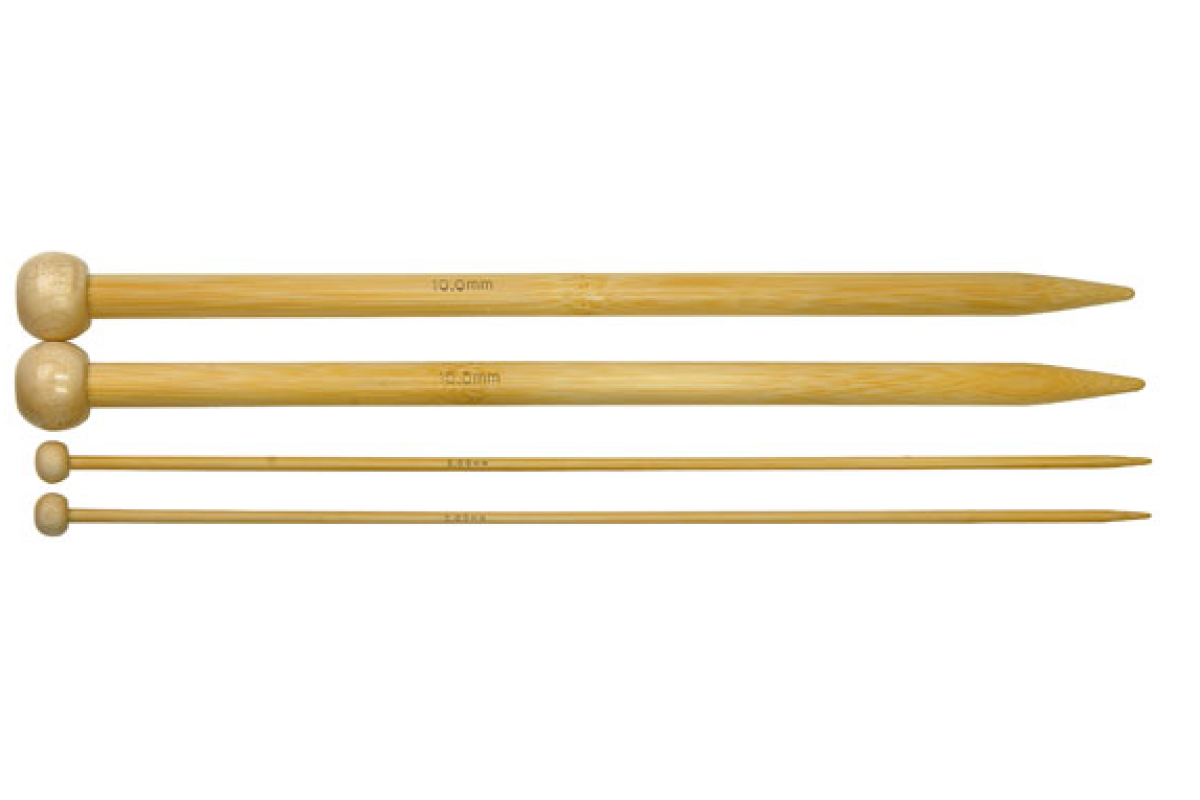 Agujas de Bamboo para Tejidos de Malla 35cm - 2,00 mm Agujas de Bamboo para Tejidos de Malla 35cm - 2,00 mm