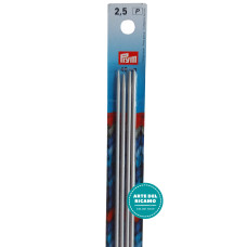 Prym - Aluminium 4 Double-Pointed and Glove Knitting Pins - 40 cm - 2,50 mm Prym - Aluminium 4 Double-Pointed and Glove Knitting Pins - 40 cm - 2,50 mm
