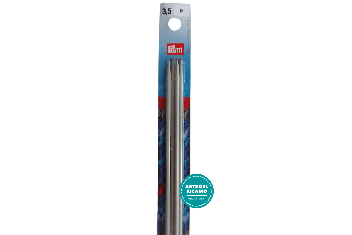 Prym - Aluminium 4 Double-Pointed and Glove Knitting Pins - 40 cm - 3,50 mm Prym - Aluminium 4 Double-Pointed and Glove Knitting Pins - 40 cm - 3,50 mm