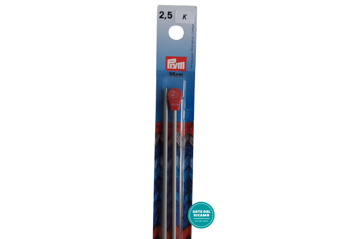 Prym - Ferri Maglia in Alluminio - 35 cm - 2.5 mm Prym - Ferri Maglia in Alluminio - 35 cm - 2.5 mm
