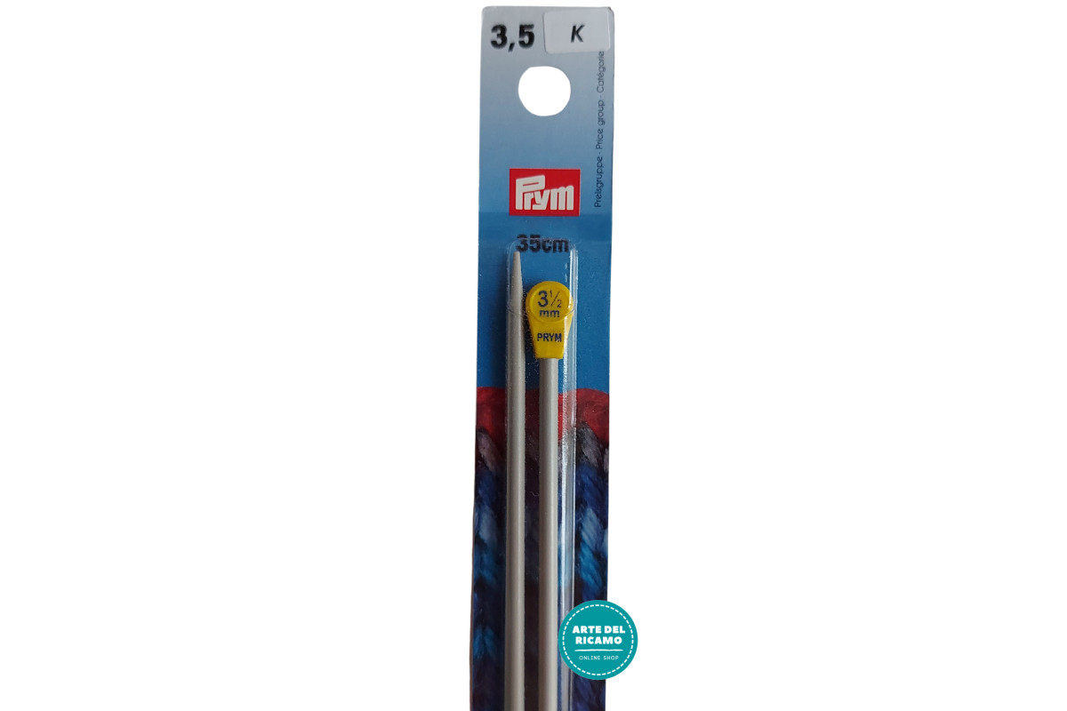Prym - Agujas para Tejer de Aluminio - 35 cm - 3.50 mm Prym - Agujas para Tejer de Aluminio - 35 cm - 3.50 mm