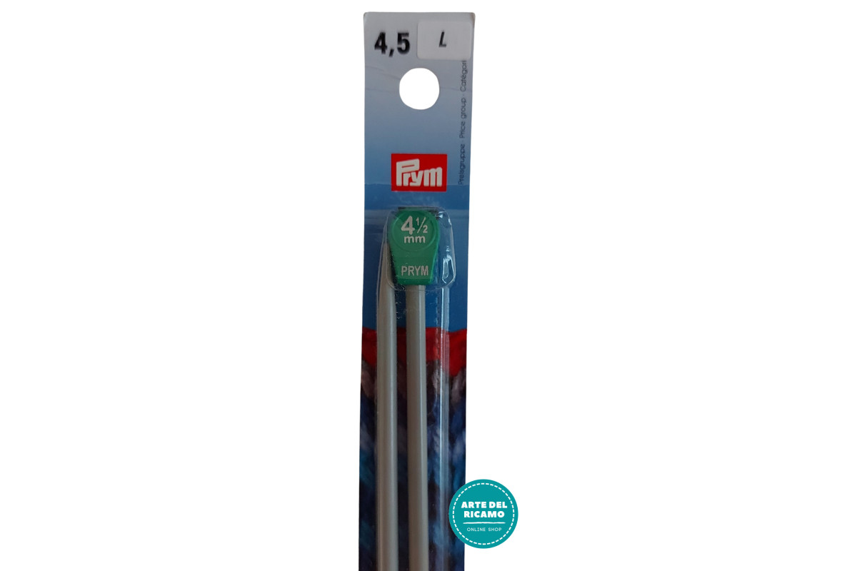 Prym - Ferri Maglia in Alluminio - 35 cm - 4.50 mm Prym - Ferri Maglia in Alluminio - 35 cm - 4.50 mm