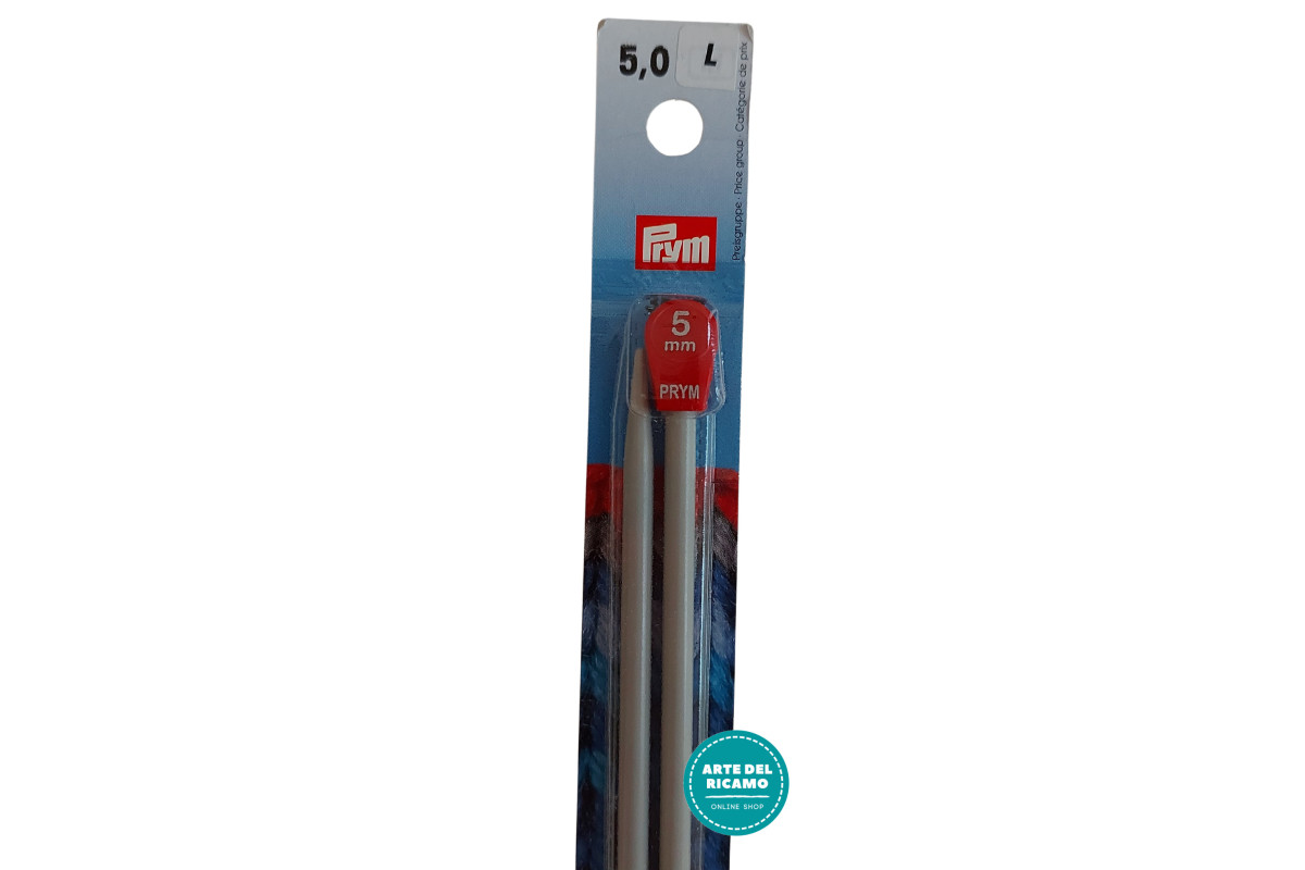 Prym - Knitting Pins in Aluminium - 35 cm - 5 mm Prym - Knitting Pins in Aluminium - 35 cm - 5 mm