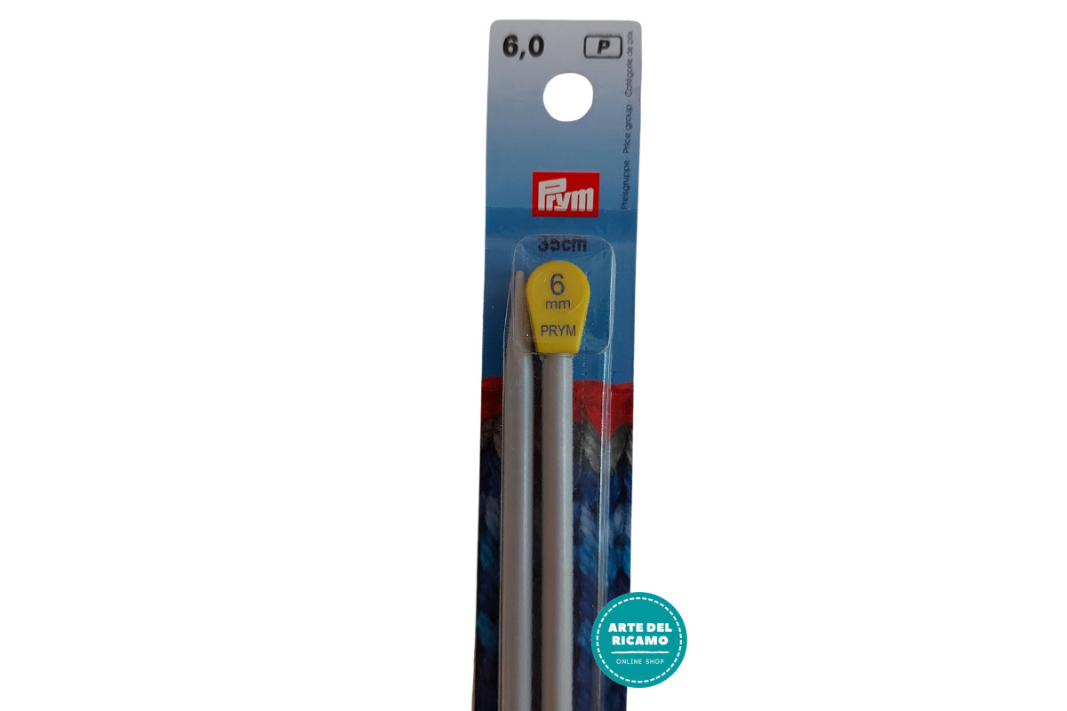 Prym - Agujas para Tejer de Aluminio - 35 cm - 6 mm Prym - Agujas para Tejer de Aluminio - 35 cm - 6 mm