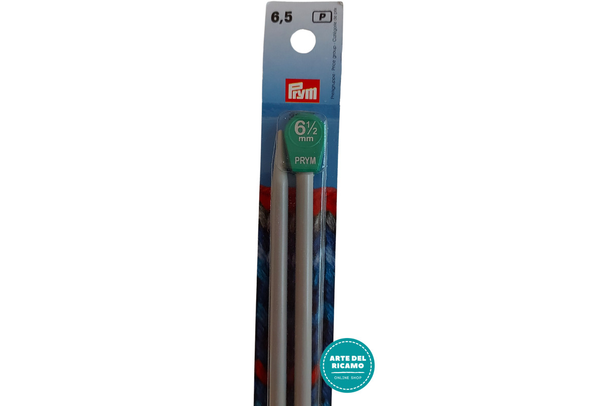 Prym - Agujas para Tejer de Aluminio  - 35 cm - 6.50 mm