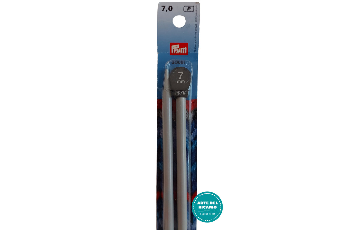 Prym - Knitting Pins in Aluminium - 35 cm - 7 mm Prym - Knitting Pins in Aluminium - 35 cm - 7 mm