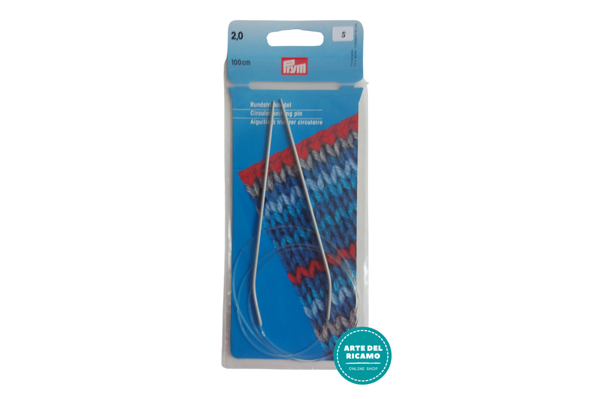 Prym - Agujas Circulares - 100 cm - 2,00 mm Prym - Agujas Circulares - 100 cm - 2,00 mm