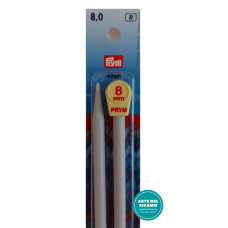 Prym - Knitting Pins in Plastic  - 40 cm - 8,00 mm