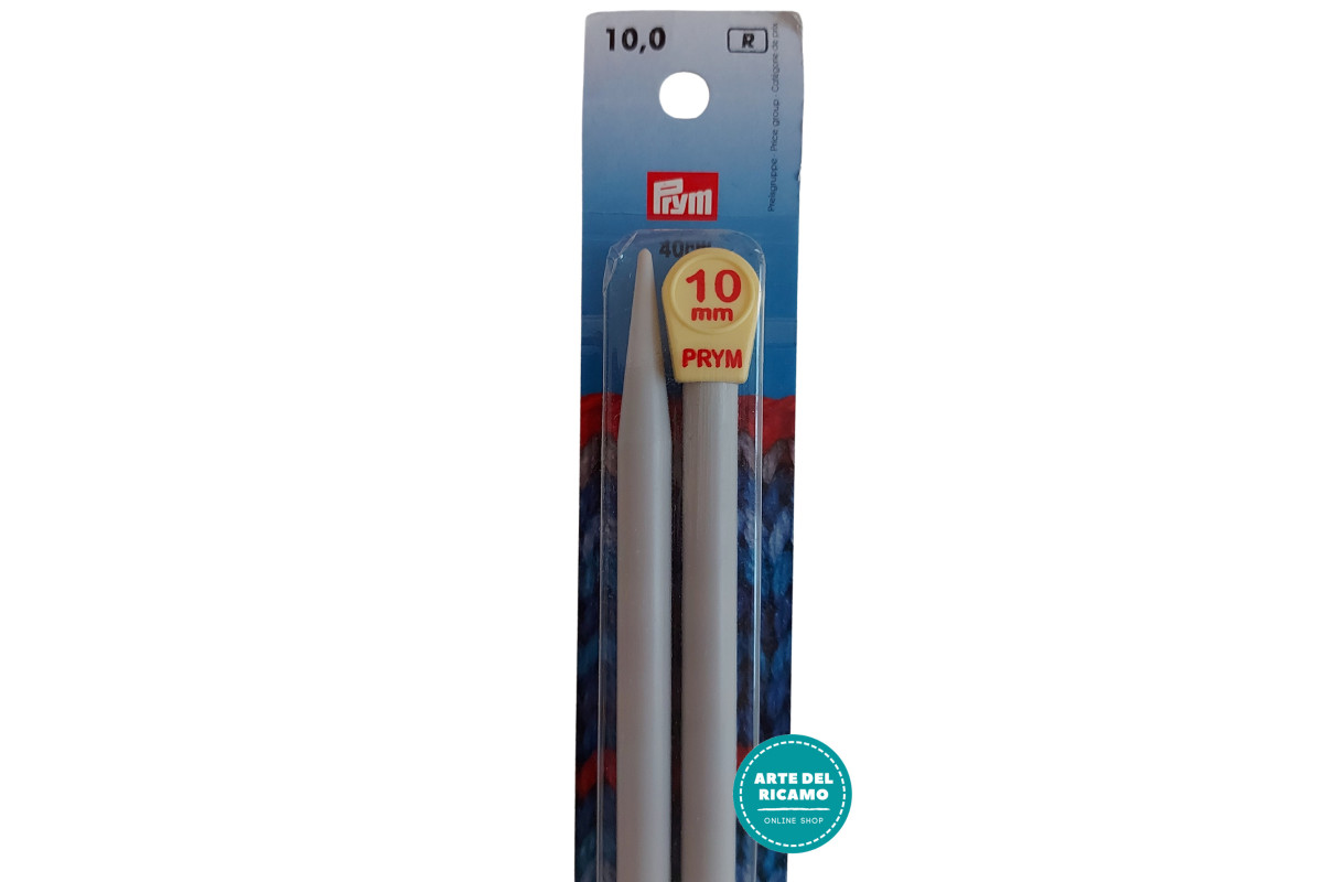 Prym - Ferri Maglia in Plastica - 40 cm - 10.00 mm Prym - Ferri Maglia in Plastica - 40 cm - 10.00 mm