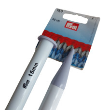 Prym - Knitting Pins in Plastic  - 40 cm - 15 mm